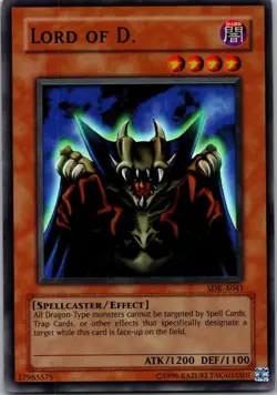 Yugioh Lord of D. SDK-A041 Super Rare NM - Image 1