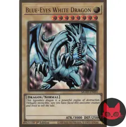 Yugioh Blue-Eyes White Dragon MGED-EN001 Gold Rare 1st Edition NM - Image 1