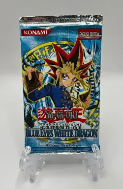 (701040) Yugioh Legend of Blue Eyes White Dragon Unl Edition Sealed BOOSTER PACK - Image 1