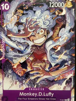 * Monkey.D.Luffy *P-041 One Piece Starter Deck 18: PURPLE Promo TGC NM - Image 2