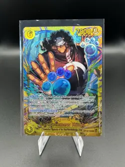 Bartholomew Kuma OP12-119 Legacy of the Master Secret Rare Foil 7000 Power - Image 1