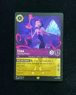 2023 Disney Lorcana TCG English 56/204 EN 6 Yzma Conniving Chemist VN28 - Image 1