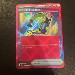 Miracle Headset ACE SPEC Surging Sparks SET 183/191 Pokemon TCG Card NM - Image 3