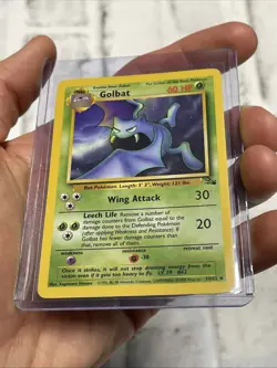 Golbat Non-Holo WOTC Pokemon Card 34/62 Fossil Set NM/MT Never Played Vintage - Image 2