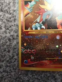 Entei 244 Neo Premium File 2 Promo Double Swirl Pokemon Card Japanese 2000 - Image 4