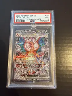 PSA 9 MINT - Charizard ex 223/197 Obsidian Flames SIR Pokemon Card TcG - Image 1