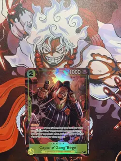 Capone Gang Bege OP11-101 SR Alt Art One Piece Card Game English - Image 1