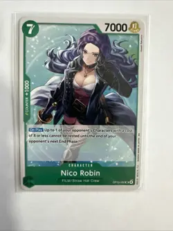 One Piece CCG Nico Robin Carrying On His Will UC Card OP13-032 NM - Image 1