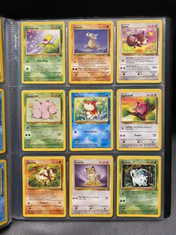 Jungle and Fossil Set Complete Common Pokemon Cards Bundle 1999 WOTC - MINT / NM - Image 1