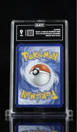 Eevee EX 174 Prismatic Evolutions Black Star Promo Card TAG 9 Mint - Image 2
