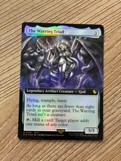 The Warring Triad (Extended Art) -Foil Near Mint MTG Commander: FINAL FANTASY - Image 1