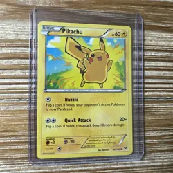 Pokemon Card Pikachu XY Base Set 42/146 Non-Holo 2014 LP-NM - Image 1