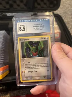 Pokemon Rayquaza 2006 Pop Series 1 Holo Card 3/17 CGC 8.5 - Image 1