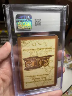 Vintage One Piece TCG BEAR KING! 2001 CCG Holo CARD Near Mint CGC 9, Japanese - Image 4