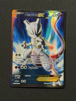 Mewtwo EX Full Art 157/162 Pokemon Card 2015 Breakthrough Holo Ultra Rare VLP NM - Image 1