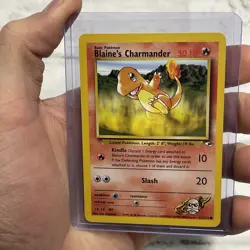 BLAINE'S CHARMANDER - 061/132 - GYM HEROES - POKEMON CARD - NM/MT Vintage Vtg - Image 1