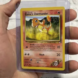 BLAINE'S CHARMANDER - 061/132 - GYM HEROES - POKEMON CARD - NM/MT Vintage Vtg - Image 2
