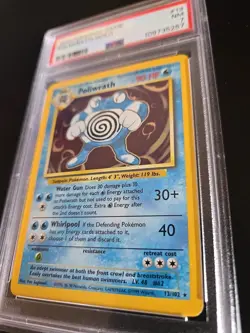 Poliwrath Holo 13/102 PSA 7 WOTC Pokemon TCG Base Set 1999 Vintage Card - Image 3