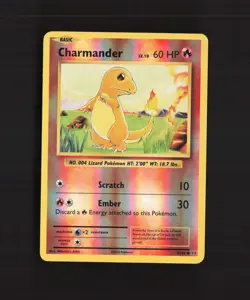 Charmander 9/108 Evolutions Reverse Holo Pokemon Card LP+ - Image 1