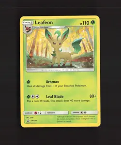 Leafeon SM237 Sun & Moon Black Star Promo Pokemon Card NM - Image 1