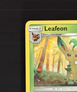 Leafeon SM237 Sun & Moon Black Star Promo Pokemon Card NM - Image 3
