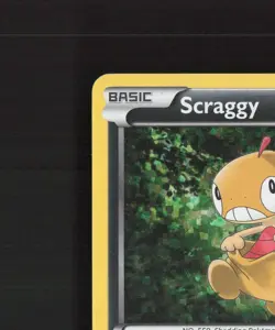Scraggy 10/12 McDonalds 2012 Promo Holo Rare Pokemon Card LP - Image 3