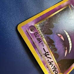 Dark Gengar Japanese Holo No.094 Team Rocket Vintage 1996 Pokemon Card - Image 3