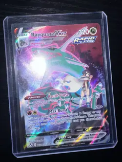 Rayquaza VMAX Rapid Strike Holo Pokemon TCG Card TG20/TG30 English 2022 - Image 3