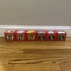 Pokemon 23k Burger King Gold Plated Trading Card Set Red Box Lot Of 6 - Sealed - Image 4