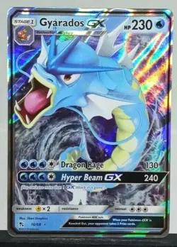 Gyarados GX 16/68 Hidden Fates NM Ultra Rare Full Art Pokemon Card FREE SHIPPING - Image 1