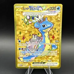 Pokemon TCG Lapras ex 164 Scarlet & Violet Promo Full Art Holo 220 Card English - Image 1