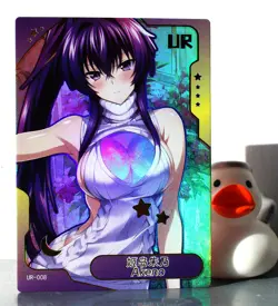 Senpai Goddess Haven hentai card - Akeno Himejima - High School DxD - UR-008 - Image 4