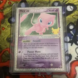 Pokemon TCG Mew EX Celebrations Classic Collection Holo Ultra Rare Card 88/92 NM - Image 1