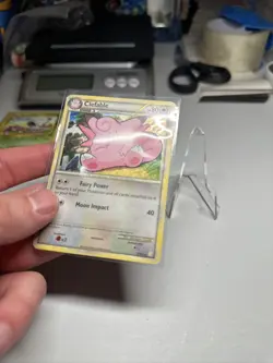 Pokemon HeartGold SoulSilver Clefable Holo Rare 3/123 Vintage 2010 Card - Image 5