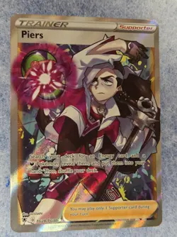 Piers TG28/TG30 NM Full Art Ultra Rare Astral Radiance Pokemon Card. Ships Fast! - Image 1