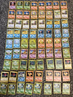 Vintage Pokemon Cards Bulk Lot 400+ Base, Jungle, Fossil 1st editions, Neo Gen - Image 3