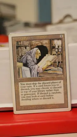 Library of Leng - Revised (3ED) 1994 - MTG Magic the Gathering - Uncommon - Image 3