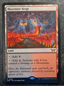 Blazemire Verge - Promo Pack - Duskmourn House of Horror (MTG) - Image 1