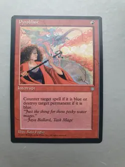 Pyroblast, MTG Ice Age (1995), Common Red Instant NM - Image 1