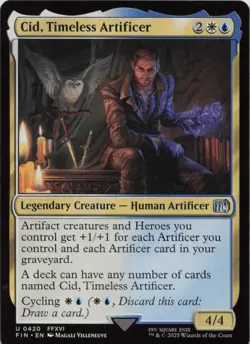 Cid, Timeless Artificer (0420) U FINAL FANTASY 420 - LP MTG - Image 1