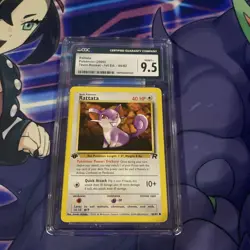 Pokemon TCG Rattata Team Rocket 66/82 Regular 1st Edition Common Cgc9.5 - Image 1