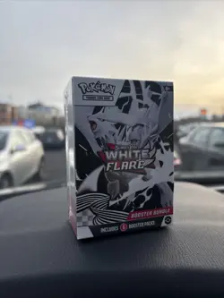 Pokemon TCG Scarlet & Violet White Flare Booster Bundle Factory Sealed - Image 1