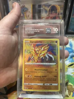 Pokemon Zamazenta Amazing Rare Vivid Voltage 102/185 TAG 10 Gem Mint - Image 3