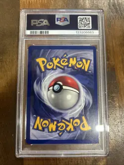 Graded PSA 9 1999 Pokemon Fossil Horsea #49 - Image 2