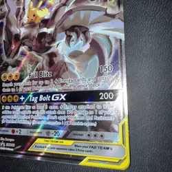 Pokemon TCG Pikachu & Zekrom GX SM168 Black Star Promo Full Alt Art - Image 4