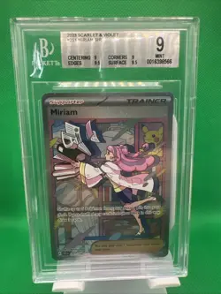 2023 Pokemon Scarlet & Violet #251/198 Miriam Sir BGS 9 MINT - Image 1
