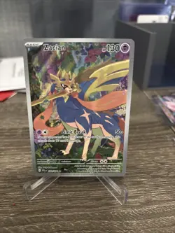 Zacian 100/094 Illustration Rare Pokemon Phantasmal Flames - Image 1