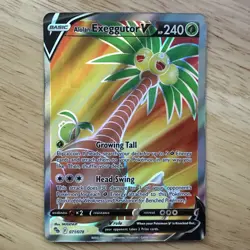 Alolan Exeggutor V (Full Art) 071/078 Pokemon GO Holo - Image 1