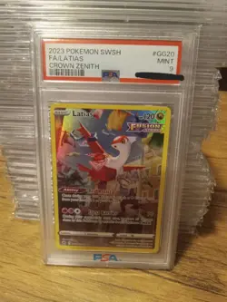 2023 POKEMON SWORD AND SHIELD CROWN ZENITH #GG20 FULL ART/LATIAS PSA 9 - Image 1