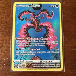2023 POKEMON SWSH BLACK STAR PROMO 284 GALARIAN MOLTRES CROWN ZENITH TIN - Image 1